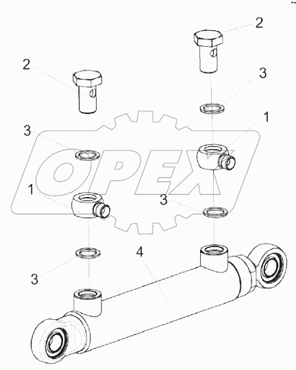  Гидроцилиндр КЗК-8А-2-0602500