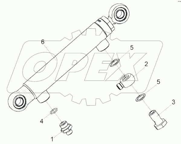  Гидроцилиндр КЗК-8-0602500