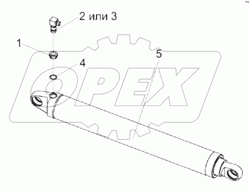  Гидроцилиндр КЗК 0602290-01