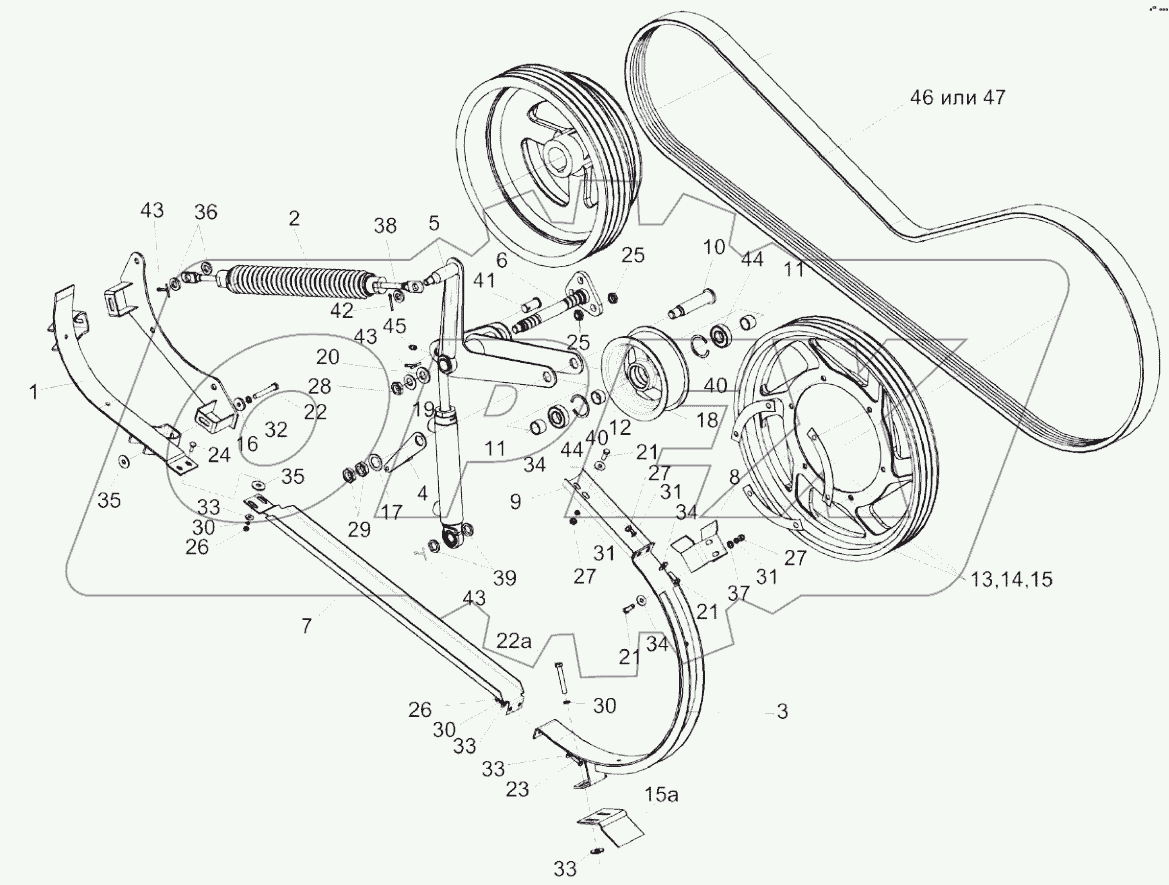  Привод наклонной камеры КЗК 0125000