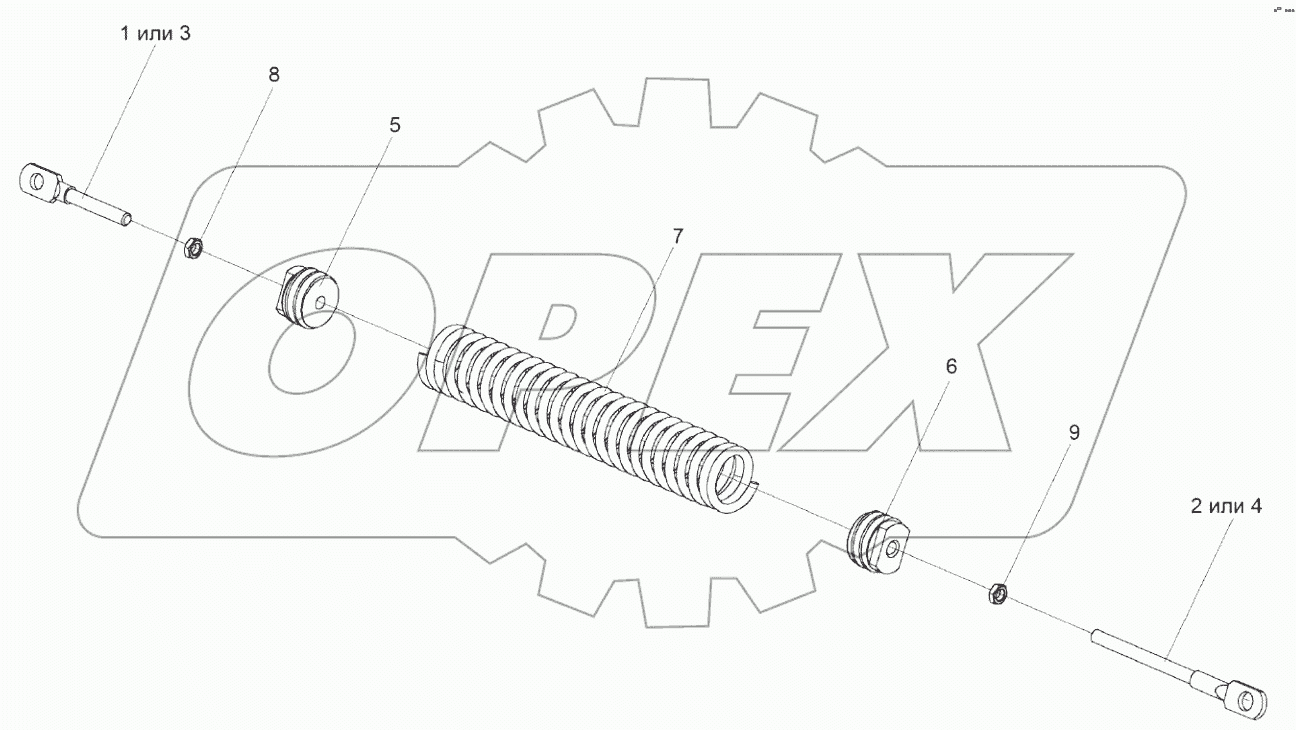  Пружина КЗК 0125050