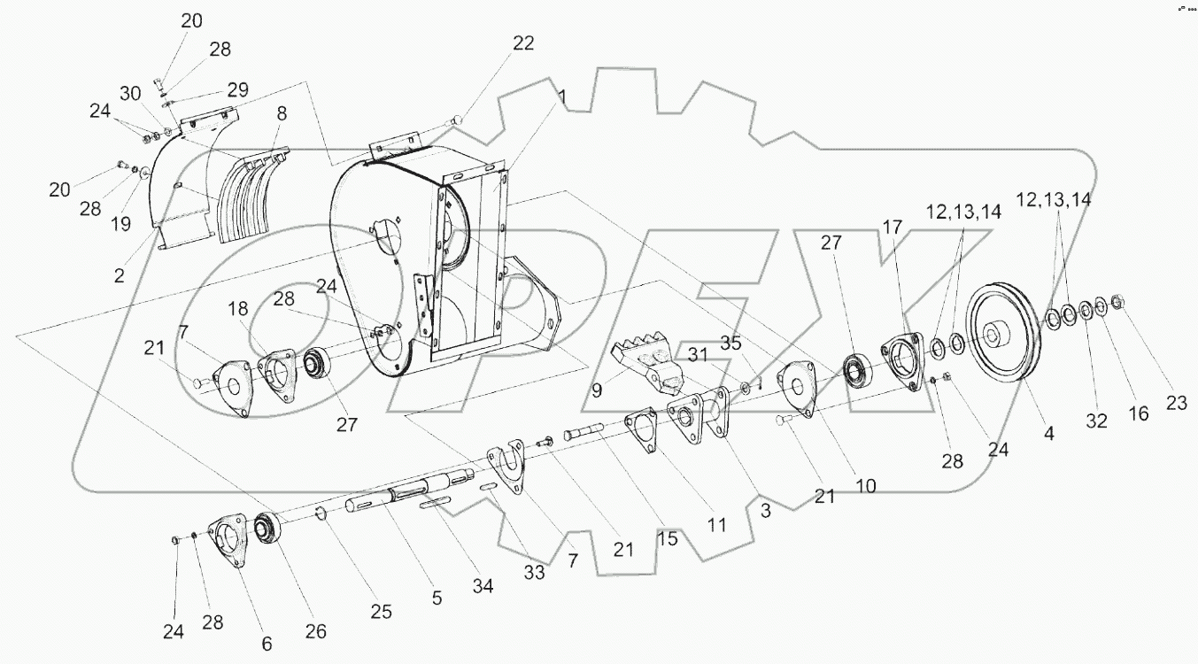  Устройство домолачивающее КЗК 0207000В
