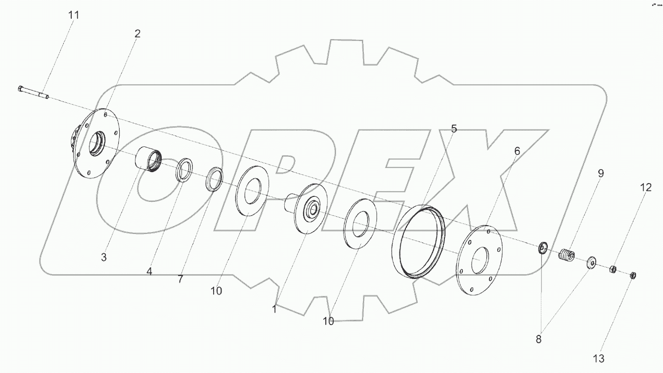  Муфта фрикционная КЗК 0219020Б-01