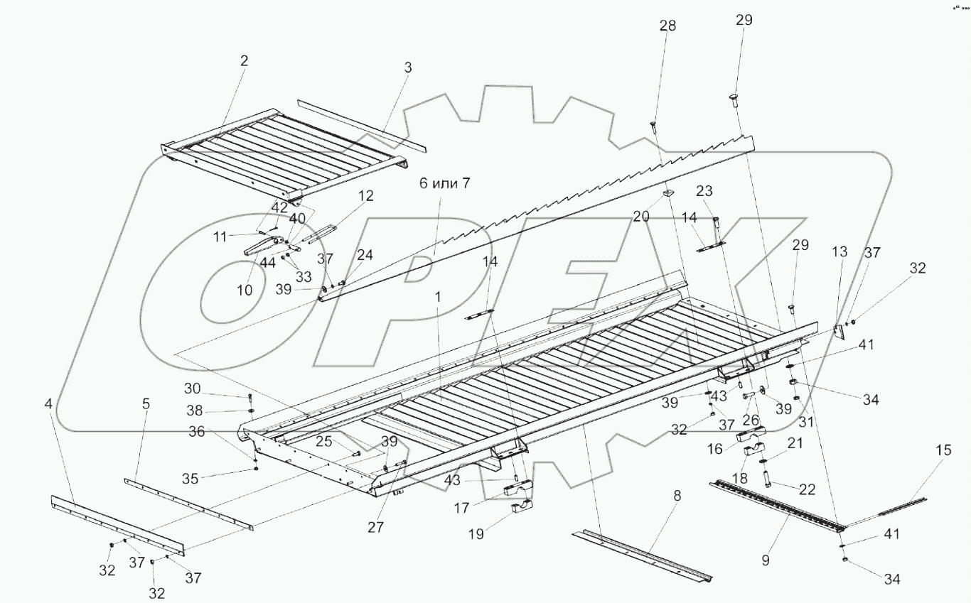  Доска стрясная КЗК 0280000А