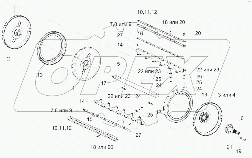  Барабан молотильный КЗК-8А-0104000