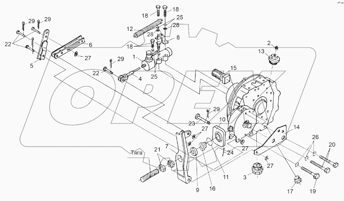  Редуктор бортовой КЗК-10-0107200