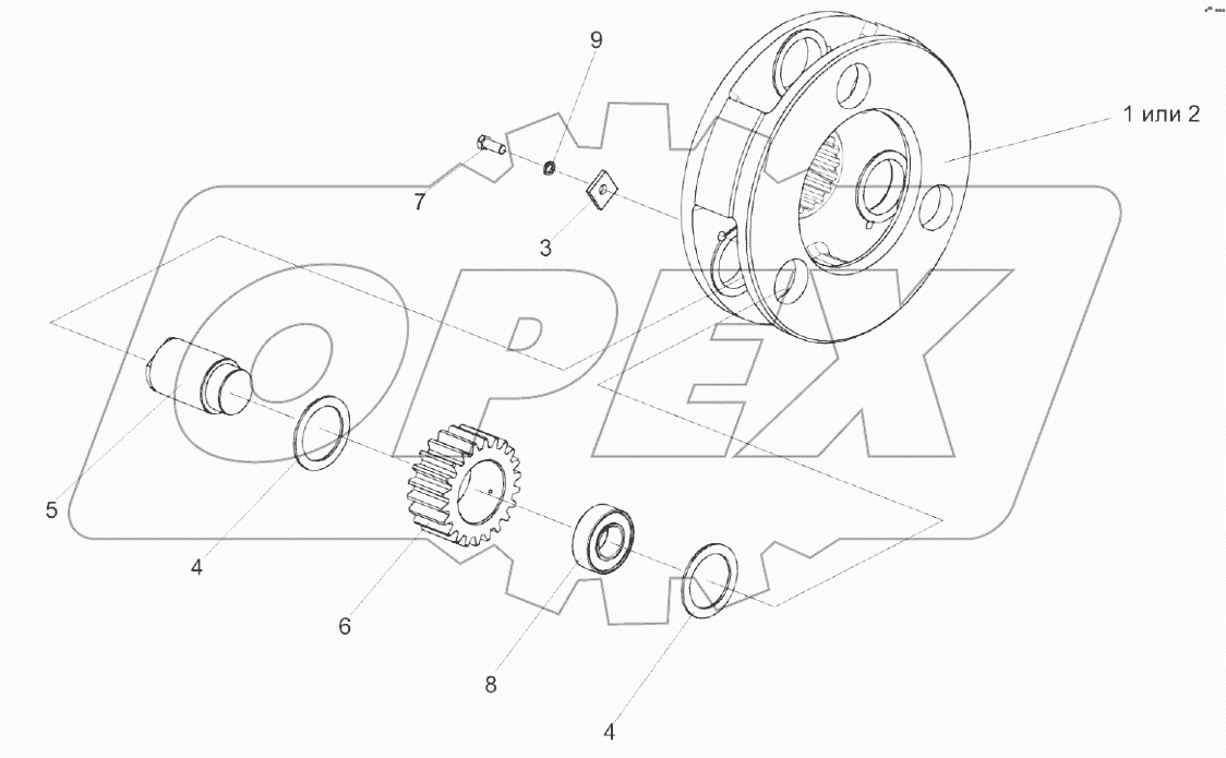  Водило КЗК-10-0107210