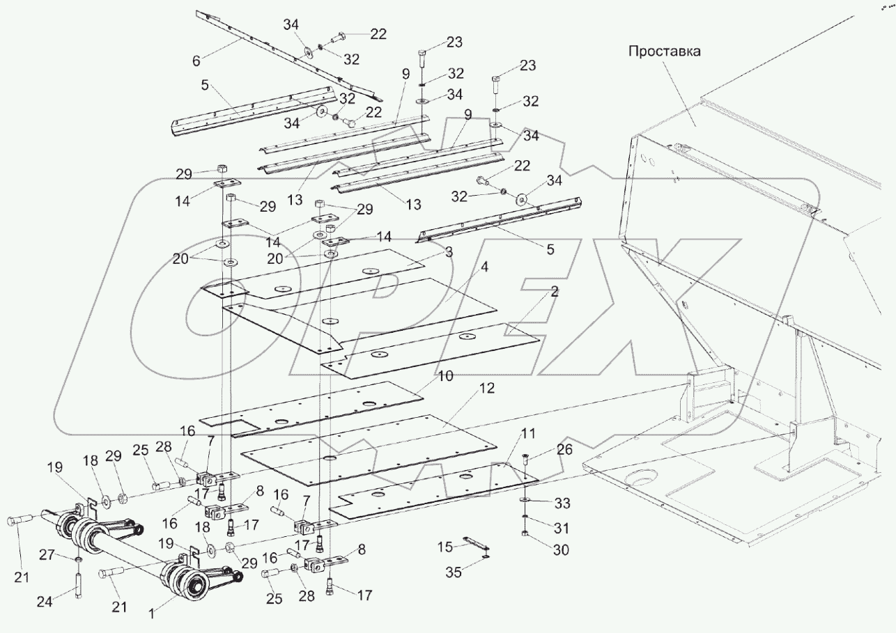  Установка вибродна КЗК-7-0226000