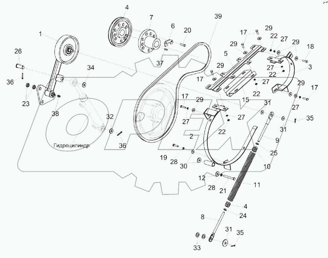 Привод вибратора КЗК 0223000Б-01