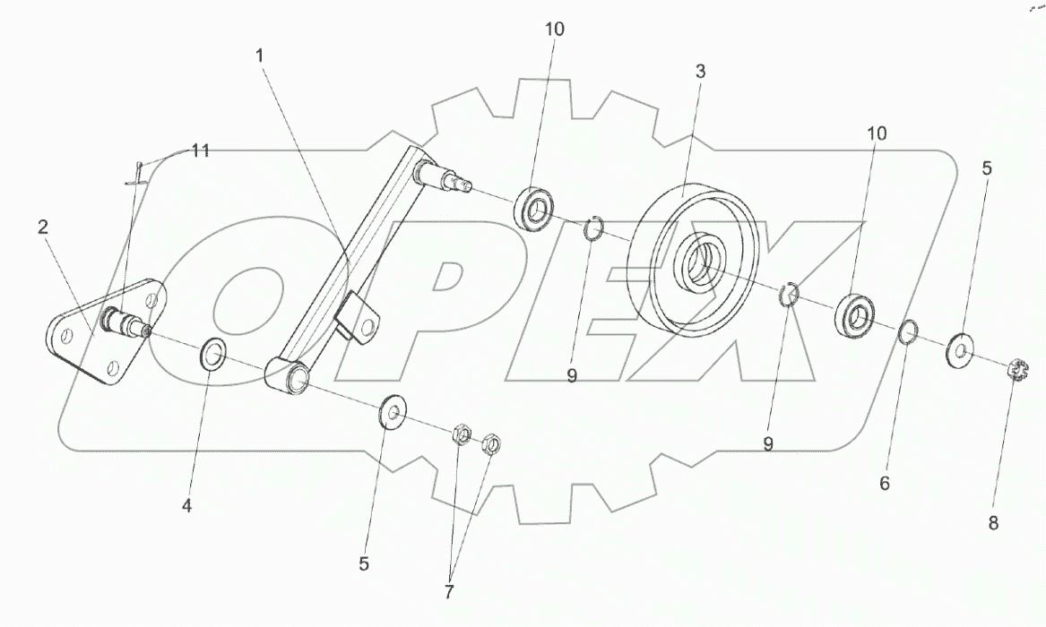  Рычаг КЗК 0223010