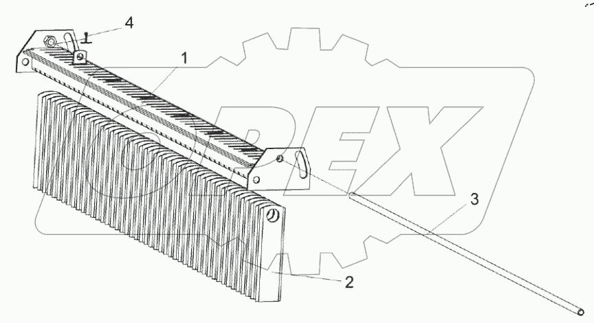  Опора ножевая КЗК 0290030А