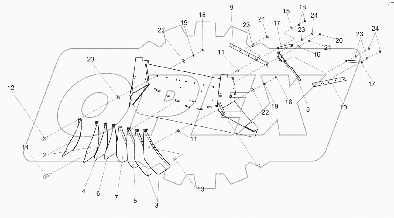  Дефлектор КЗК-8-0290320
