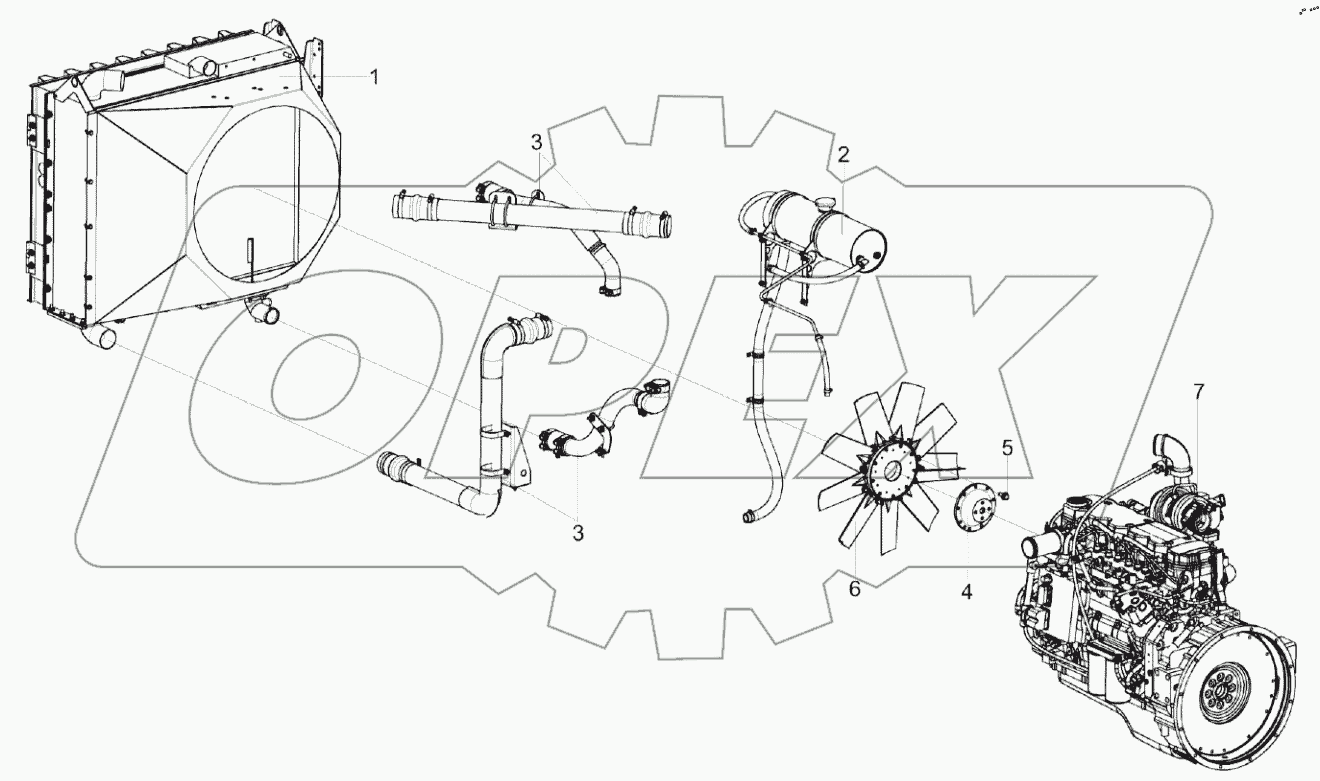 Двигатель КЗК-8-8-0106010