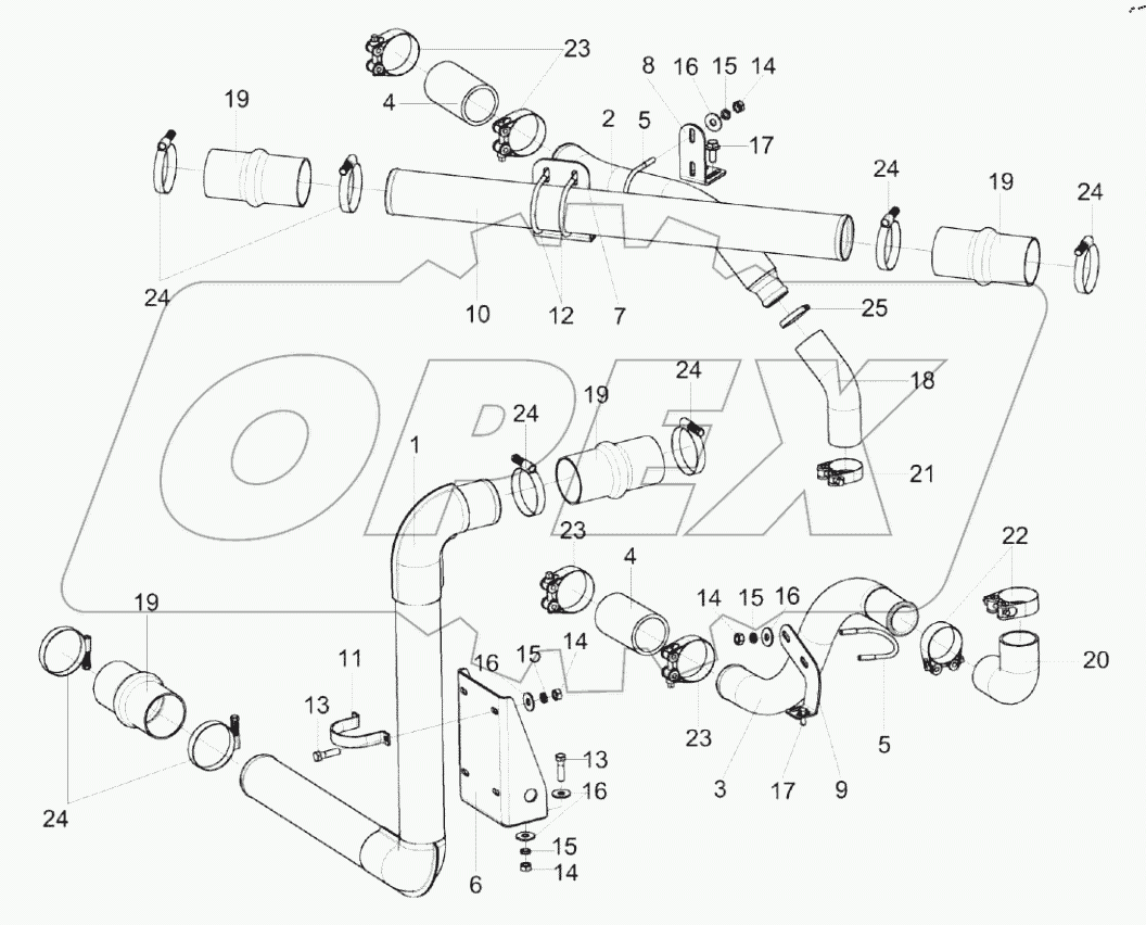  Установка труб КЗК-8-8-0106100