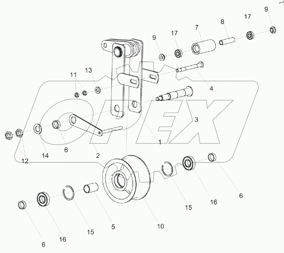  Рычаг КЗК 0220170