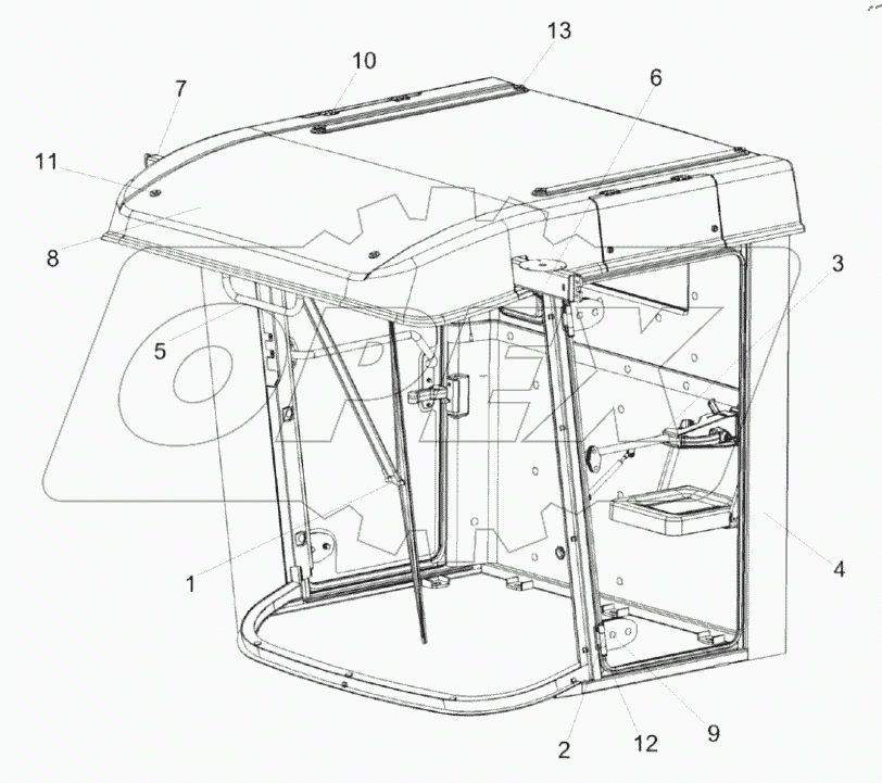  Кабина КЗК-3219-0120010