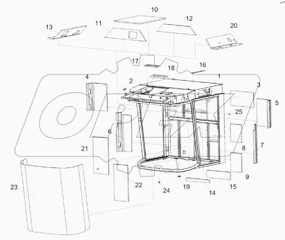  Каркас КЗК-3219-0120020