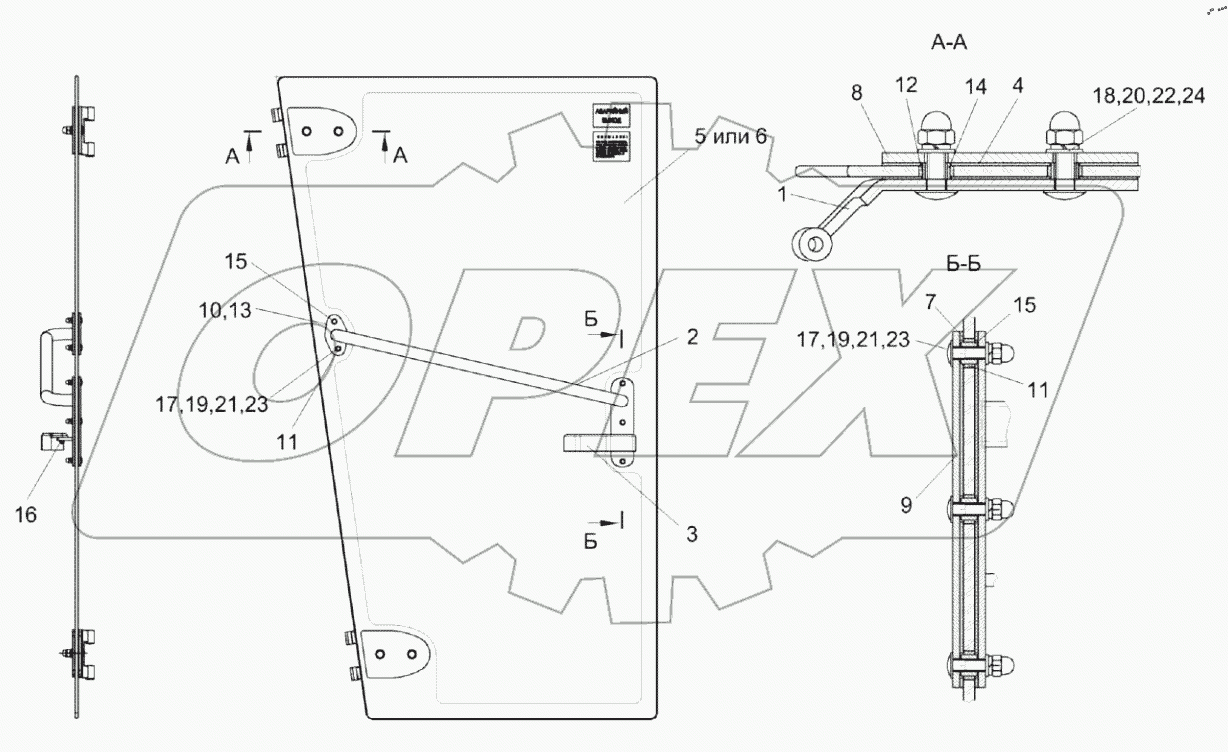  Дверь КЗК-3219-0120130
