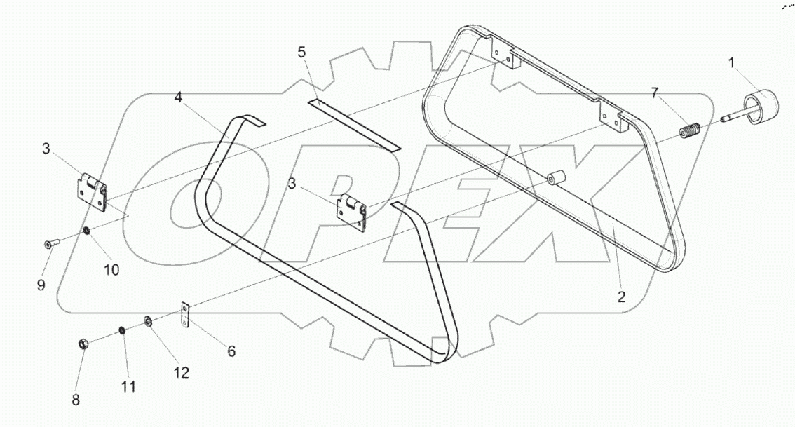  Крышка КЗК-12-0120530А