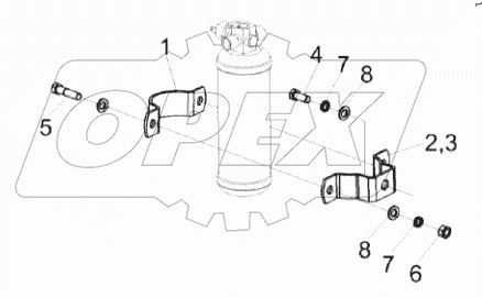  Установка ресивера КЗК-8-3-0113050