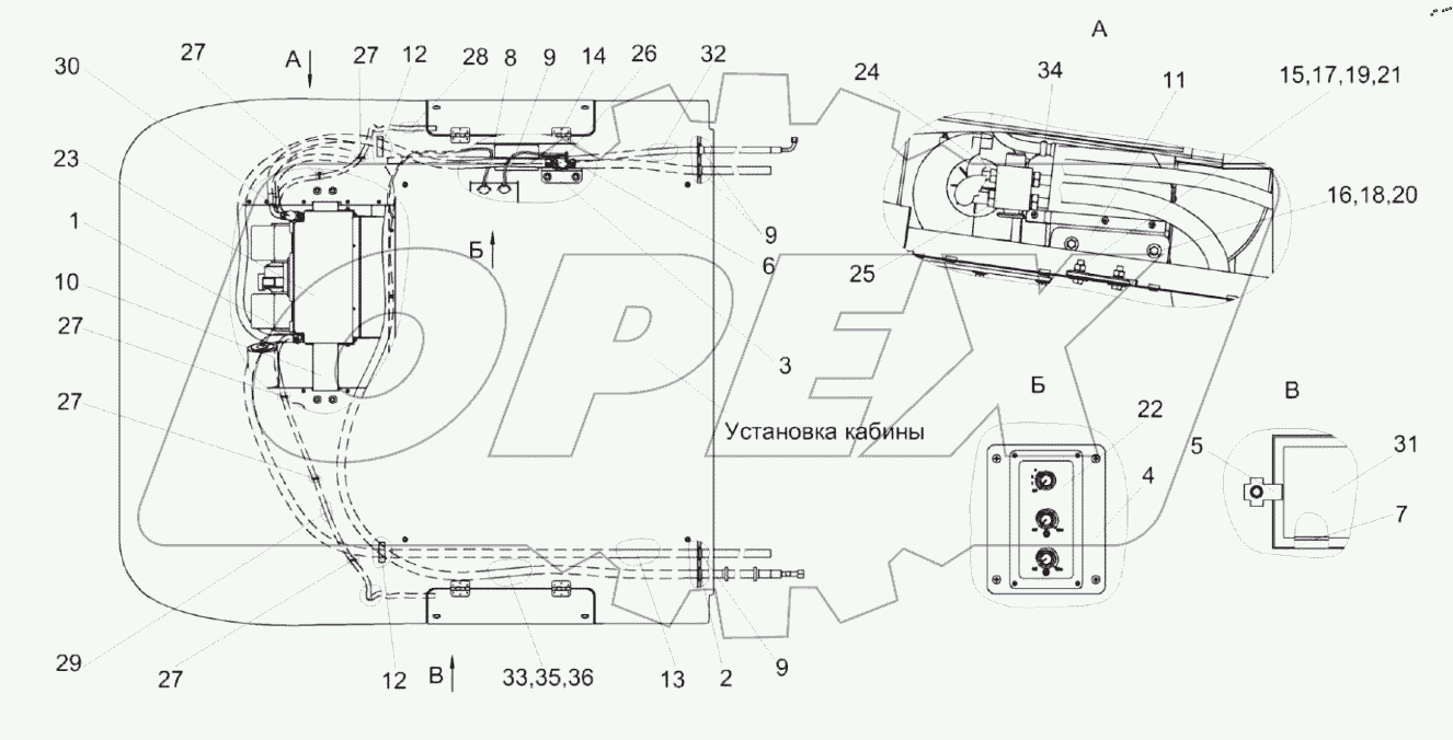  Установка испарителя КЗК-8-8-0113020