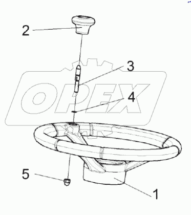  Колесо рулевое КЗК-12-0122300