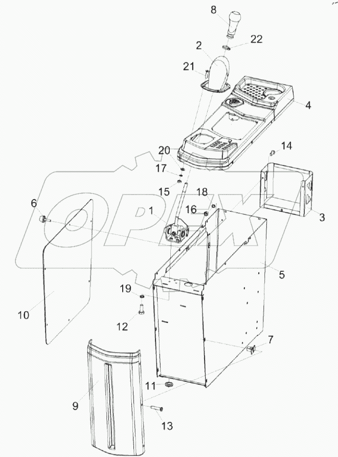 Пульт управления КЗК-3219-0119500