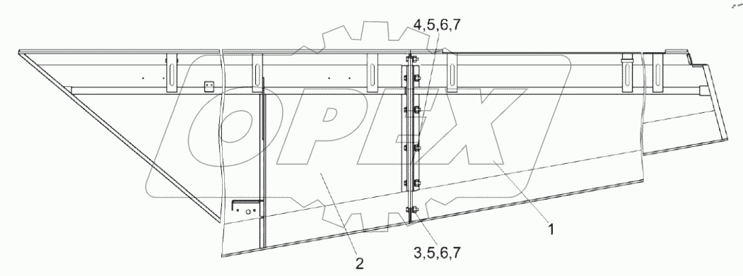  Капот КЗК-8А-0128140