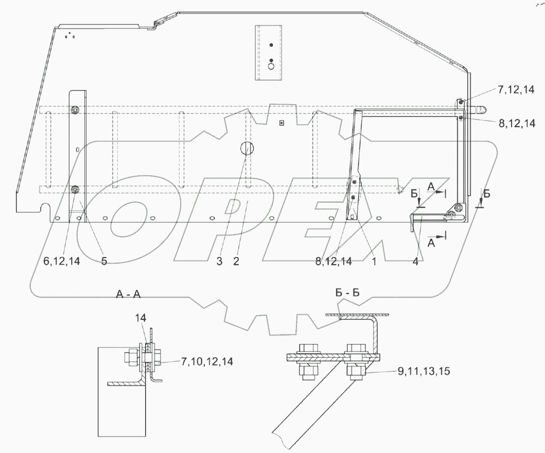  Панель КЗК-8А-0128260