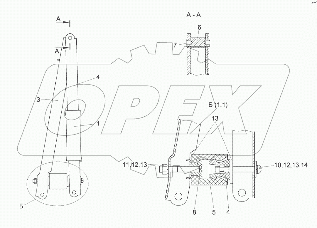  Механизм фиксации КЗК-8-0128310