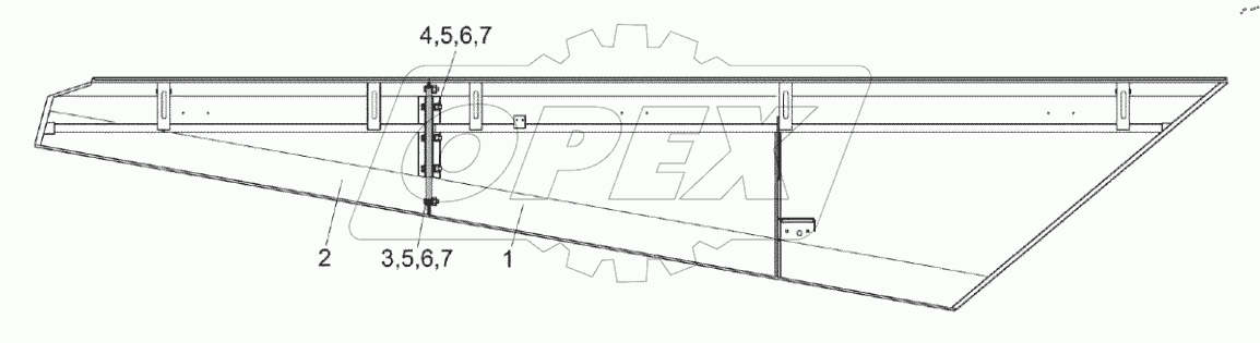  Капот КЗК-8А-0128130