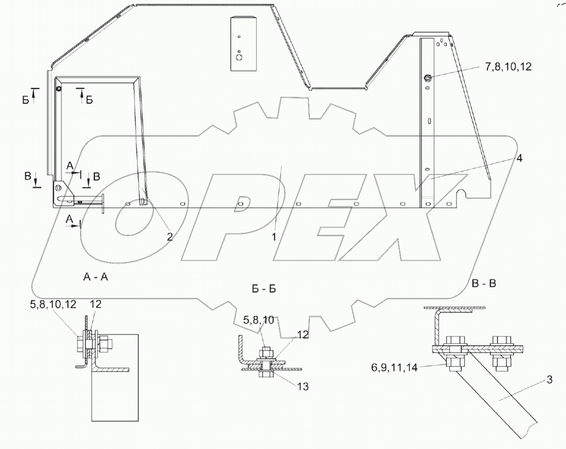  Панель КЗК-8А-0128270