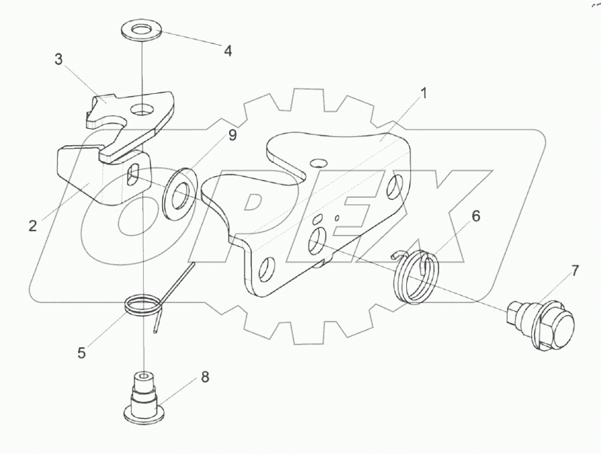  Замок КВС-1-0160240