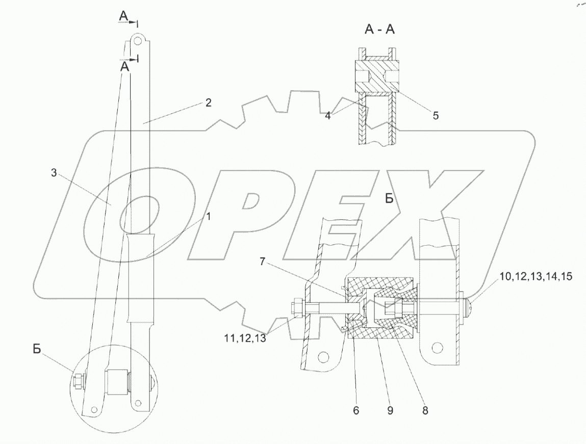  Механизм фиксации капота КЗР 0200370В