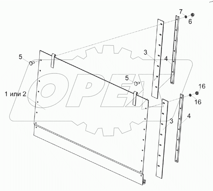  Отражатель КЗК 0228160