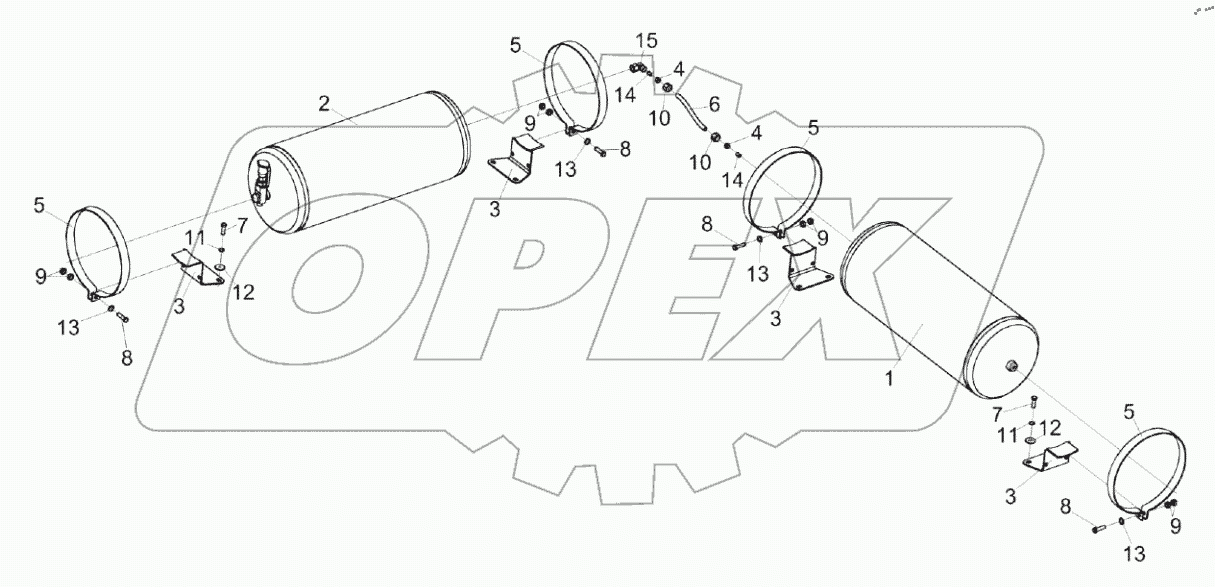 Установка ресиверов КЗК-8А-10-2-0800010