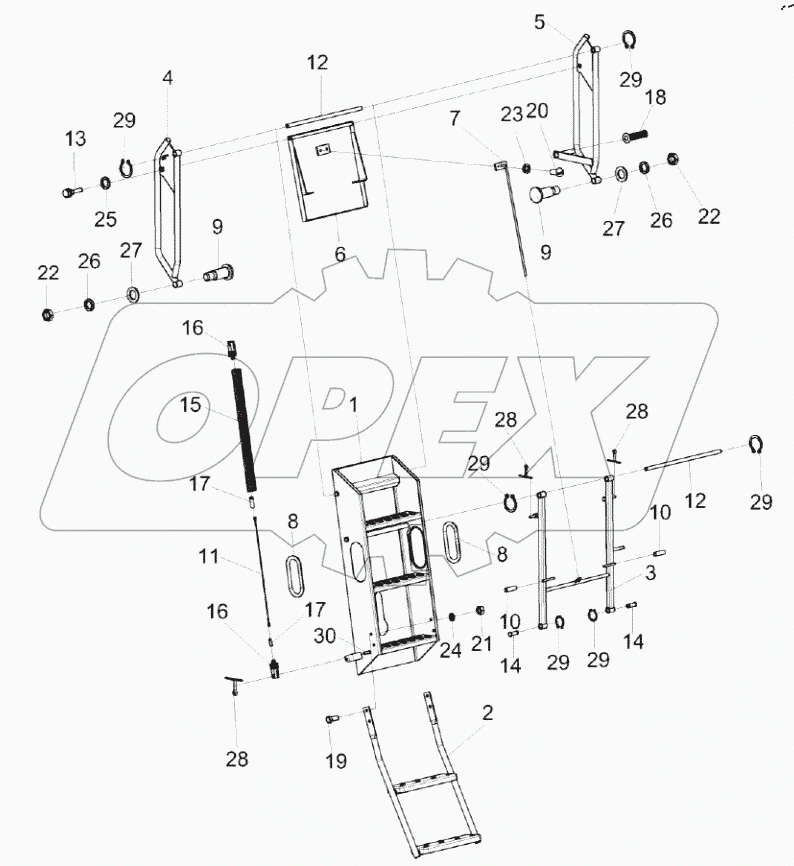  Установка трапа КЗК-7-0117000