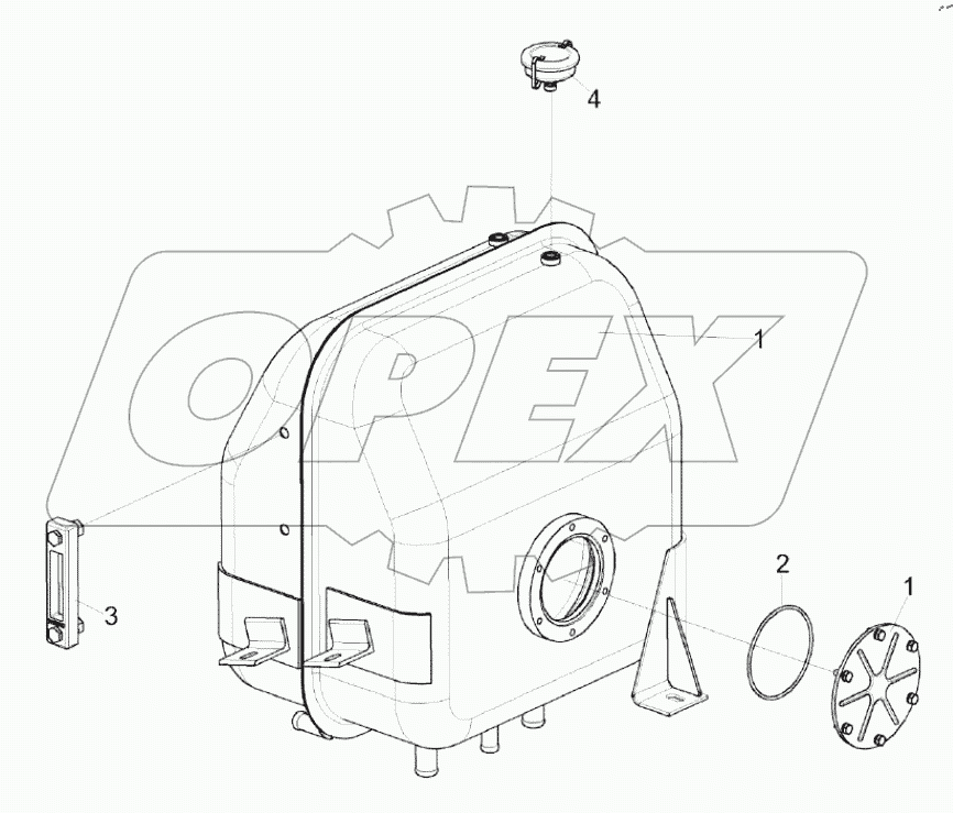  Бак масляный КЗК 0601010А-01