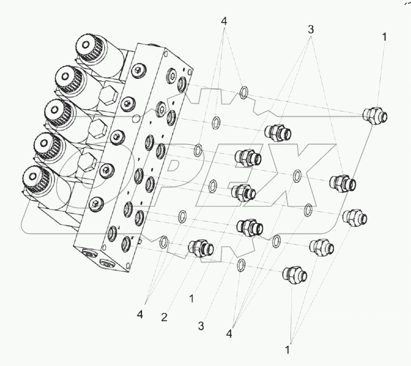  Гидроблок КЗК-8-8-0602300