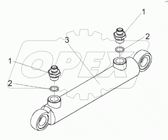  Гидроцилиндр КЗК-8-8-0602500-01
