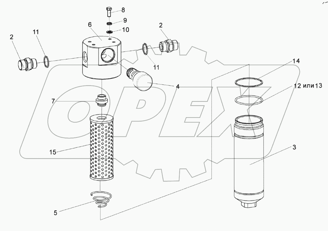  Фильтр напорный КЗК-1420-0602340