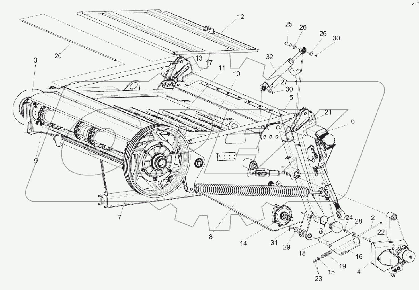  Камера наклонная КЗК-8-8-1800000