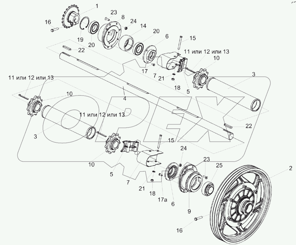  Установка вала верхнего КЗК-8-1813000