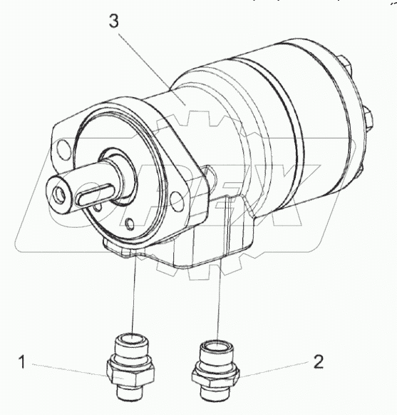  Гидромотор КЗК-12-1790990А