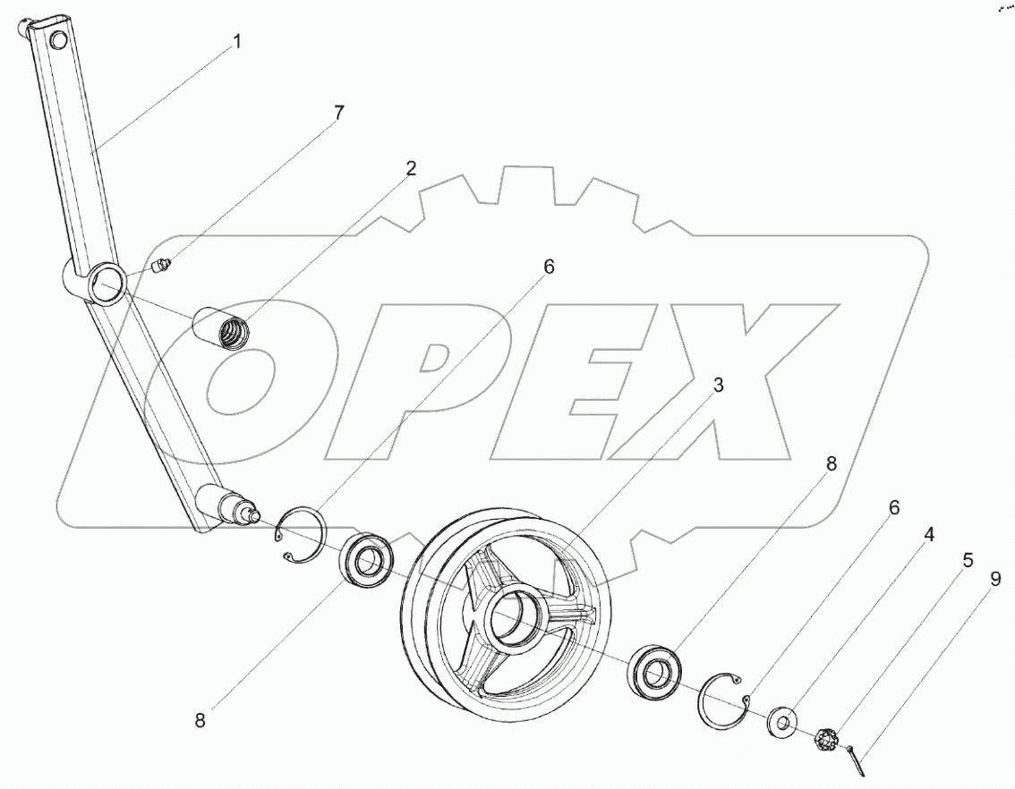 Рычаг КЗК 0202400В
