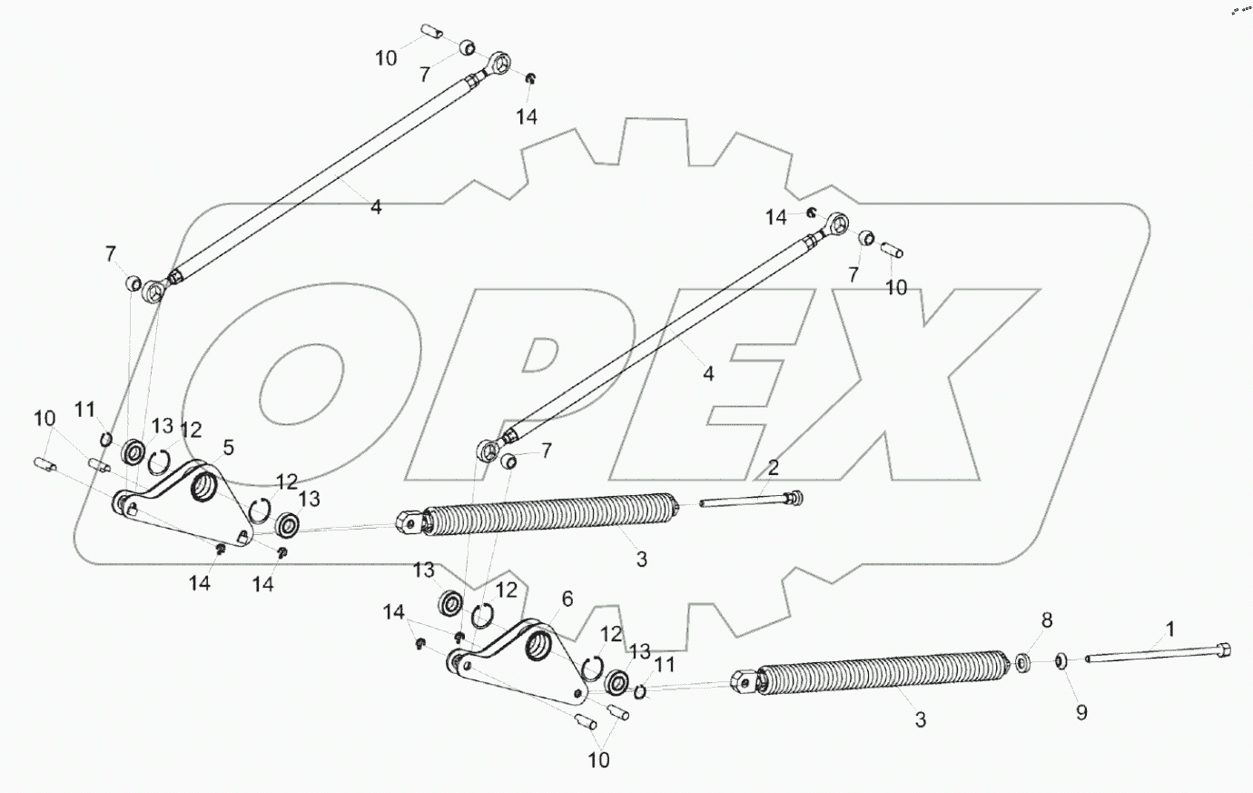  Механизм продольного копирования КЗК-8-8-1805000