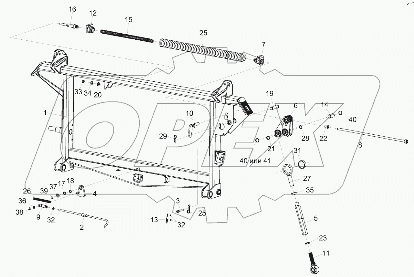  Рамка переходная КЗК-8-8-1808000