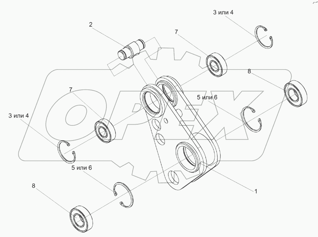  Рычаг КЗК 1785000