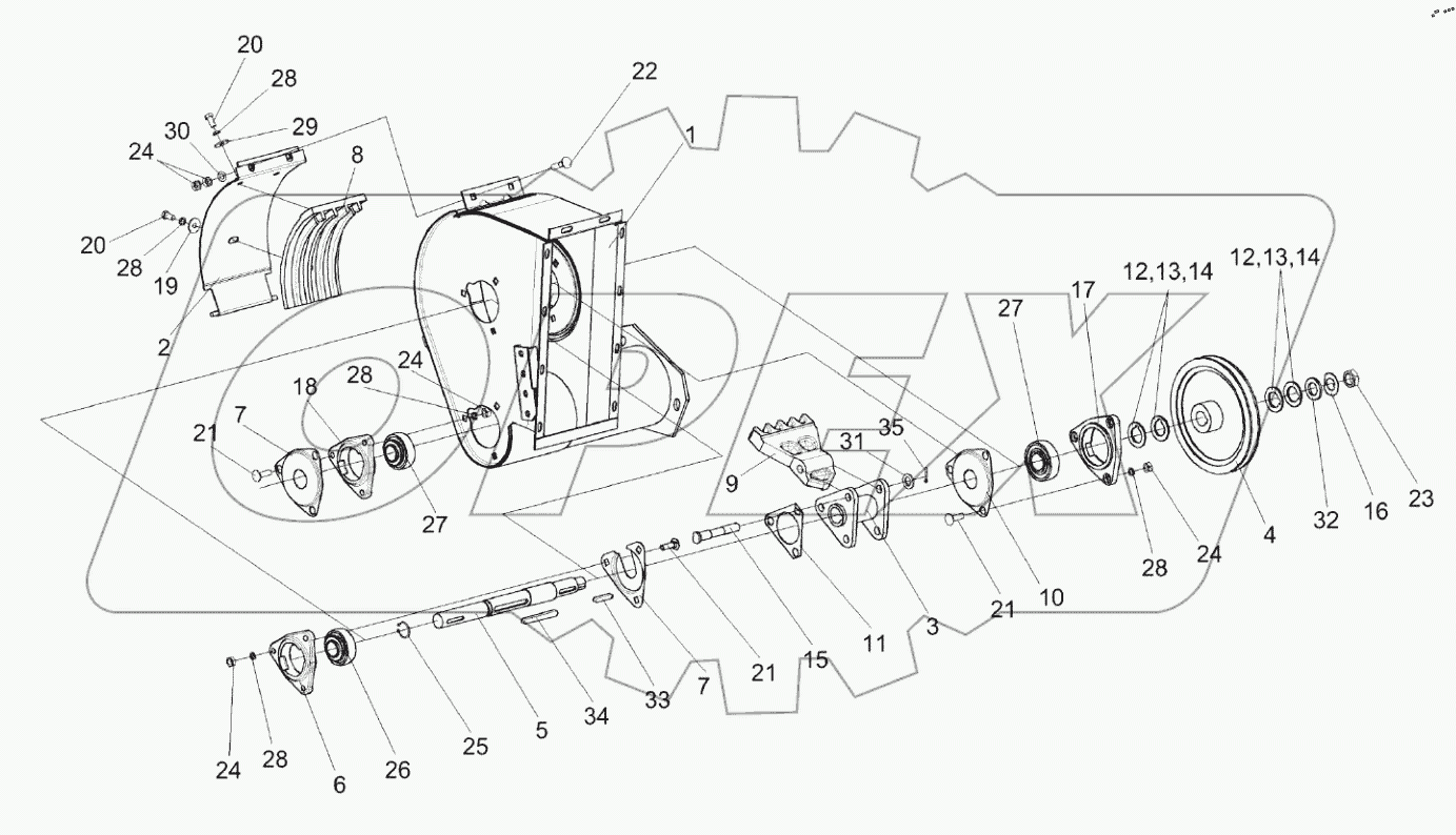  Устройство домолачивающее КЗК 0207000В