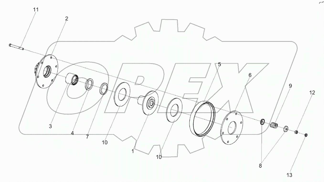  Муфта фрикционная КЗК 0219020Б-01